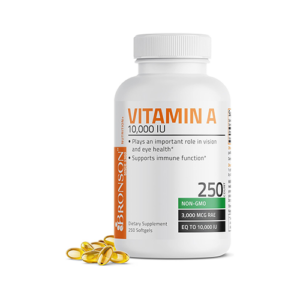 Bronson Vitamin A 10,000 IU Premium Non-GMO Formula